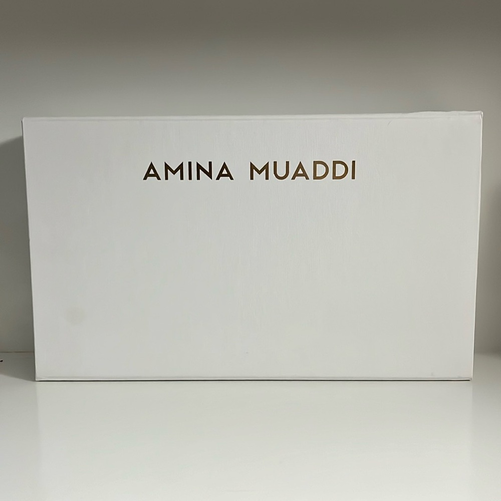 Amina Muaddi Clutch Empty Box